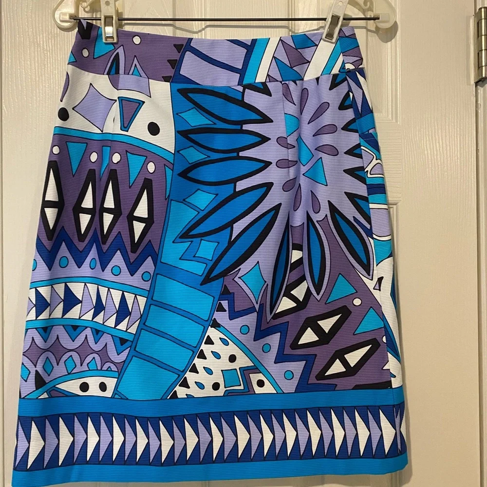 CARLISLE Geometric Print Skirt Size 0